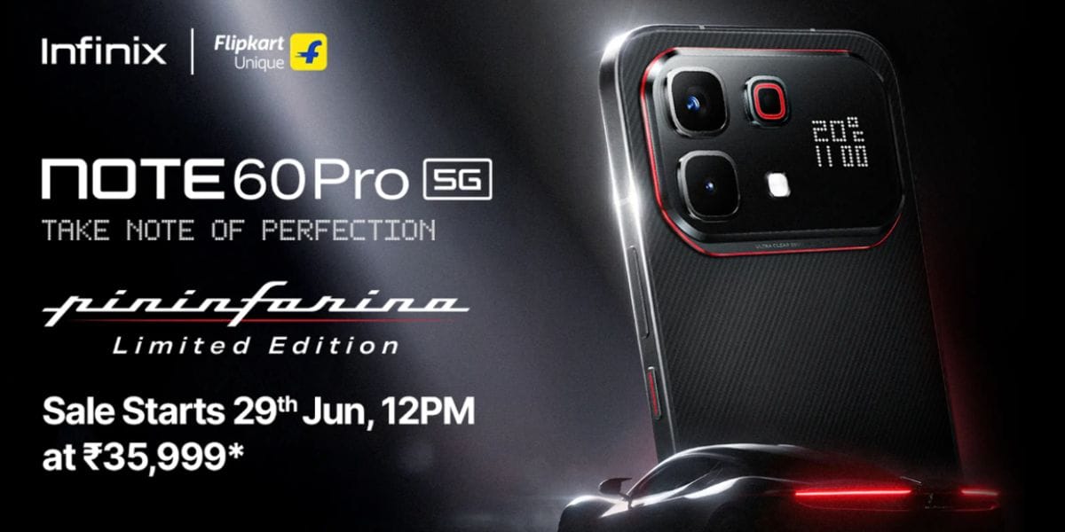 Infinix Note 60 Pro Pininfarina Launches At Rs. 35,999