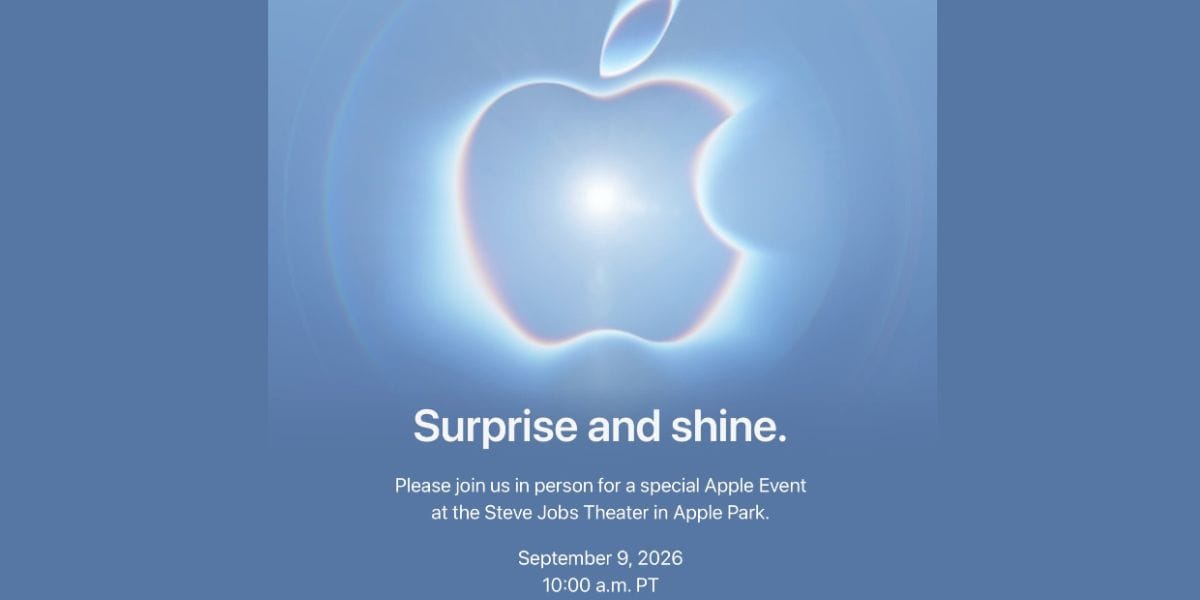 Apple Event 2026 Confirmed For Sept 9: iPhone 18 Pro Series Launch Locked!