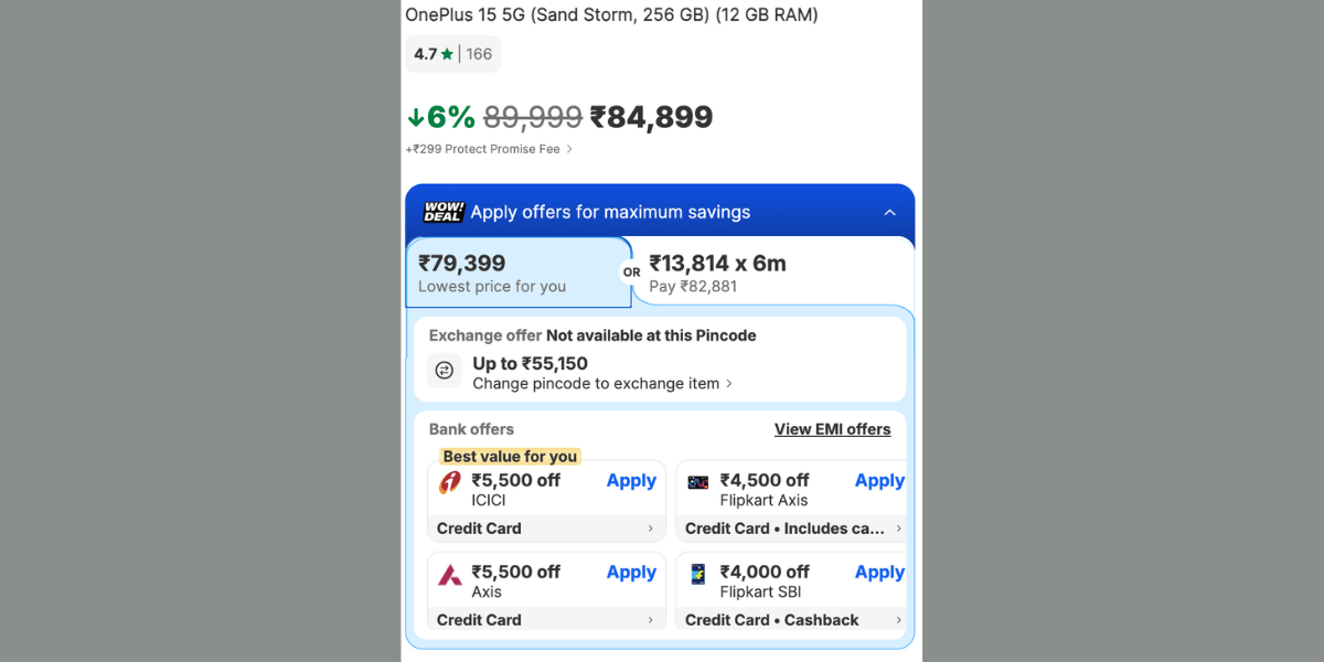 Oneplus 15 Flipkart
