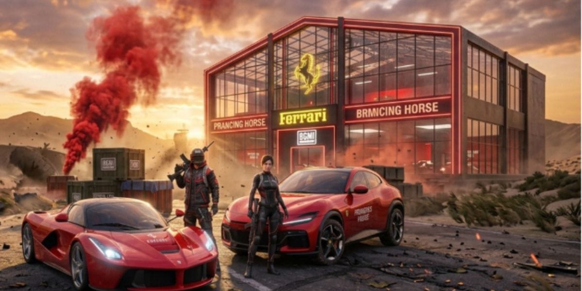 BGMI 4.5 ferrari collaboration