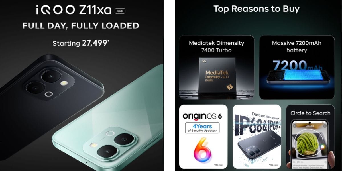 iQOO Z11XA Launches In India At 27,499! A Surprise Budget Release