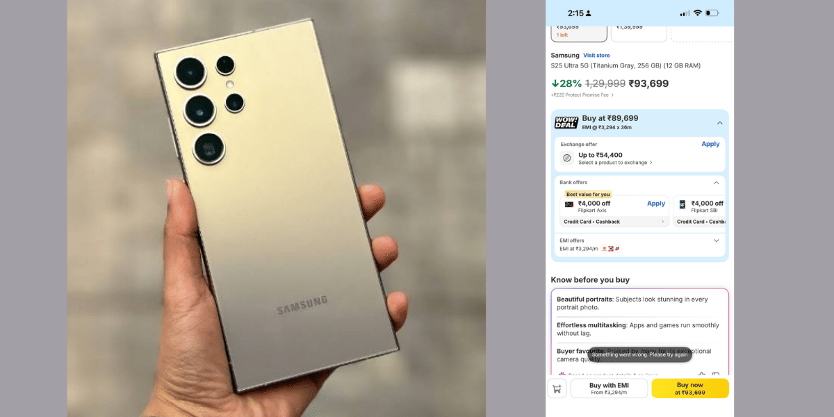 s25 ultra flipkart sale