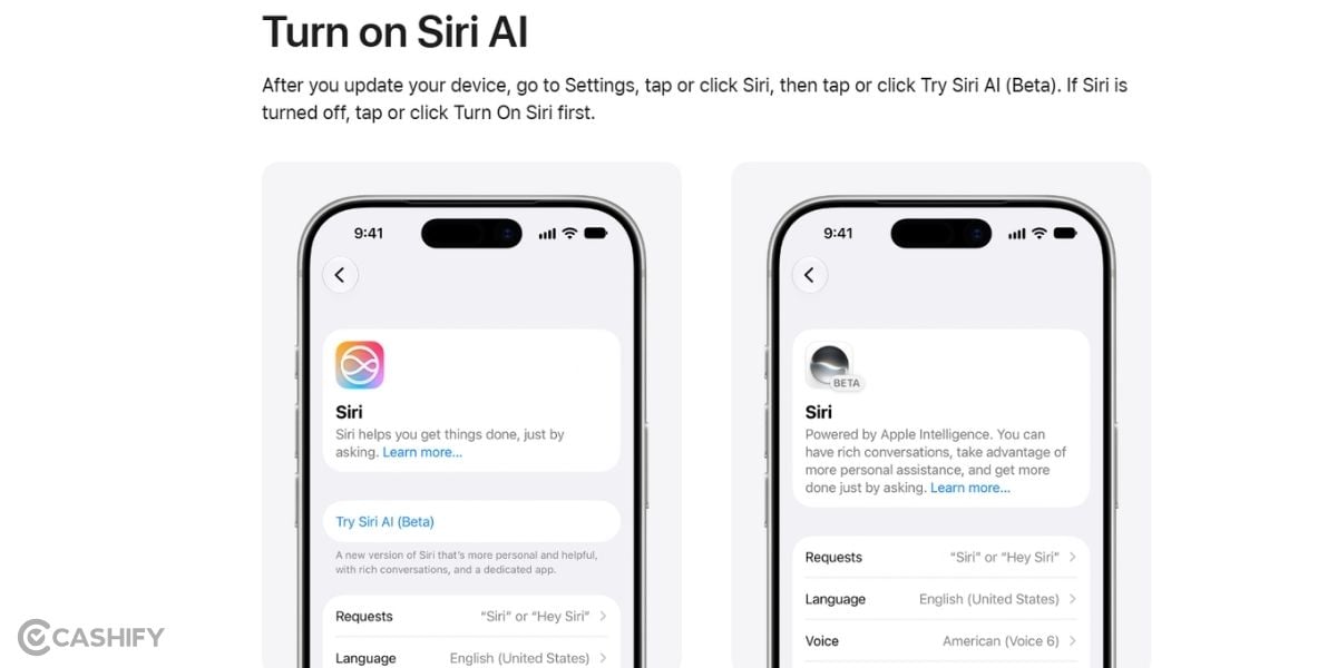 how to activate siri ai