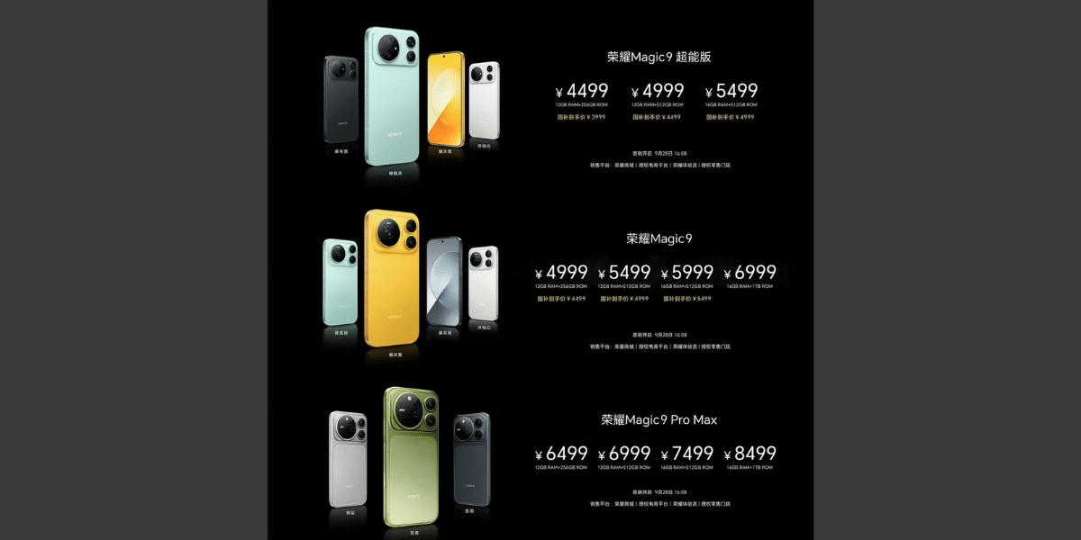 Honor Magic 9 Launch Price