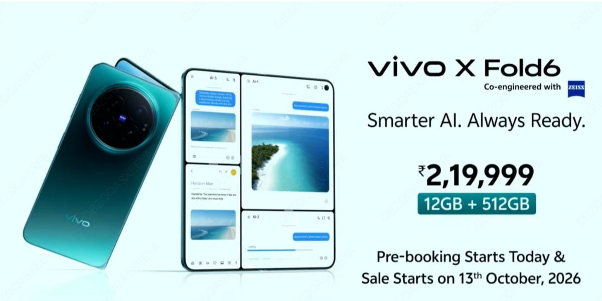 Vivo X Fold 6 Launch in India: Vivo’s New Foldable Costs Just Rs 219999