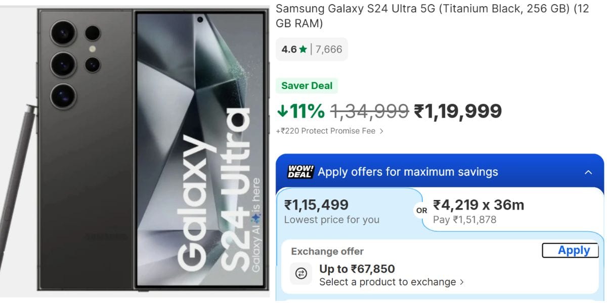 You Can Bring Down The Samsung S24 Ultra Price By Rs. 67,850 This Way!