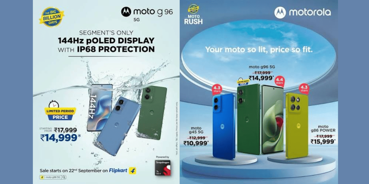 Motorola Big Billion Days Deal Prices