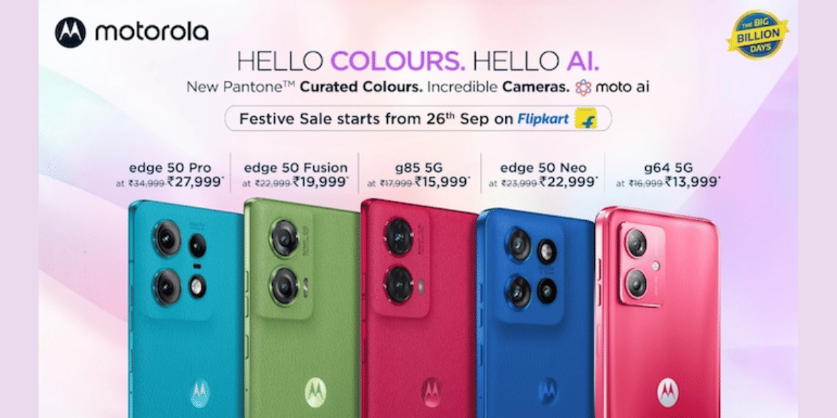 Motorola Flipkart Big Billion Days Deal Prices