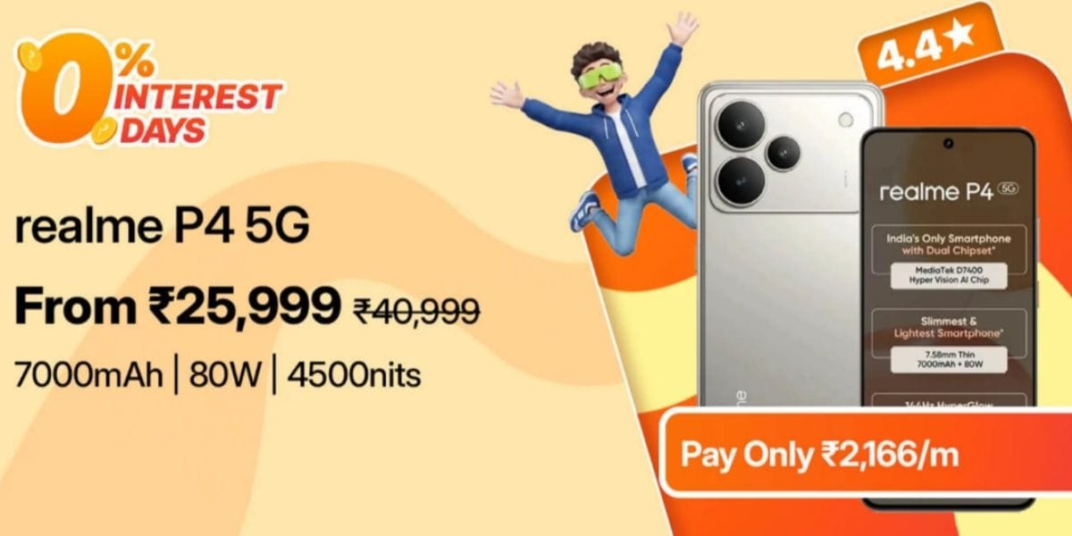 realme p4 flipkart