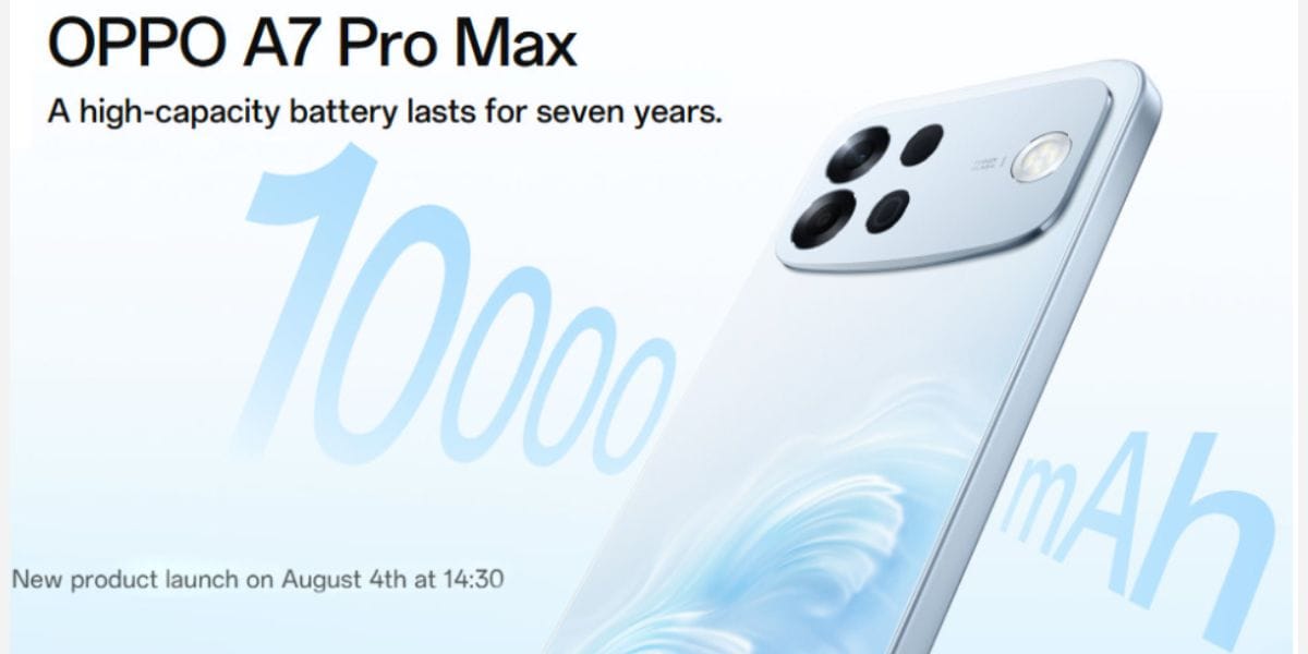 OPPO 10000mAh Battery Phone Launch Revealed: Meet A7 Pro Max