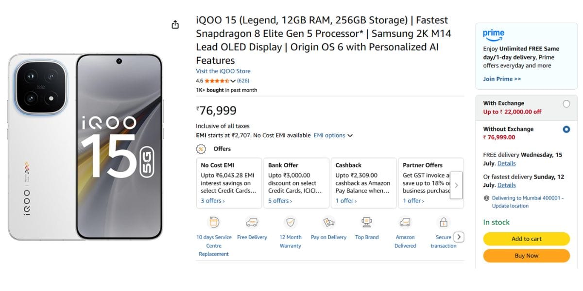 buy iqoo 15