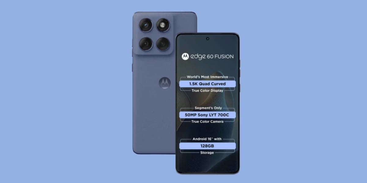 Motorola Edge 60 fusion price drop
