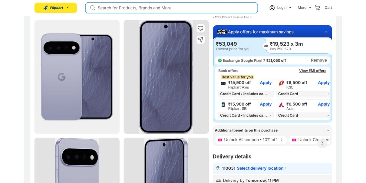 Google Pixel 11 Flipkart BBD Sale Live: Available At Just Rs. 53,049 With Exchange