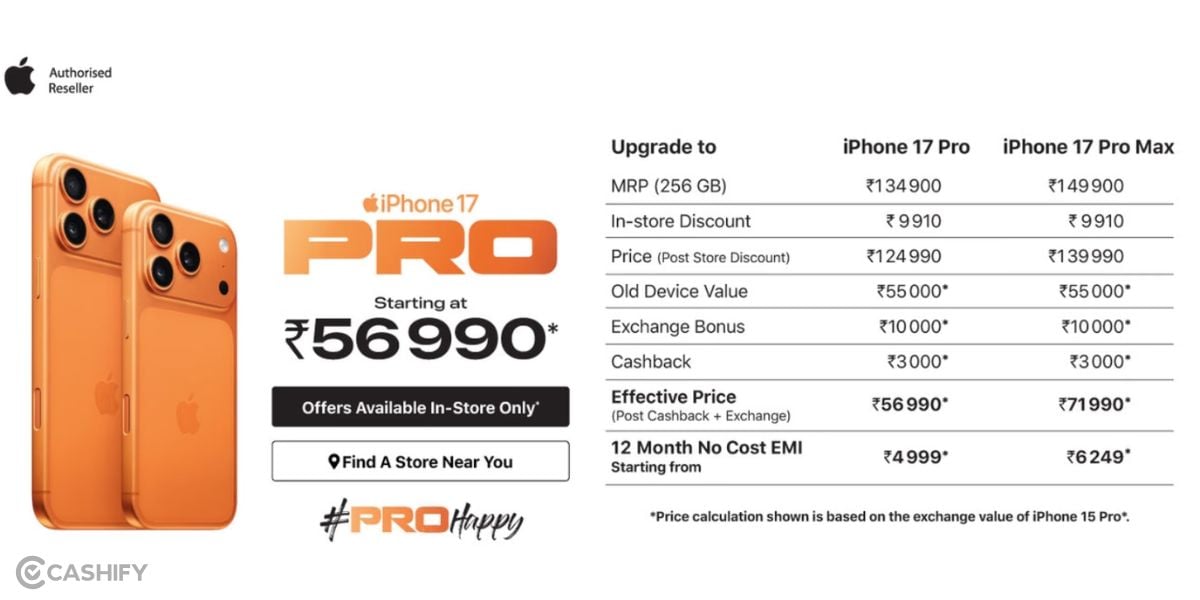 iphone 17 pro reliance digital offer