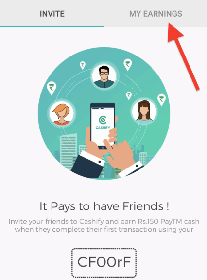 check referral earnings