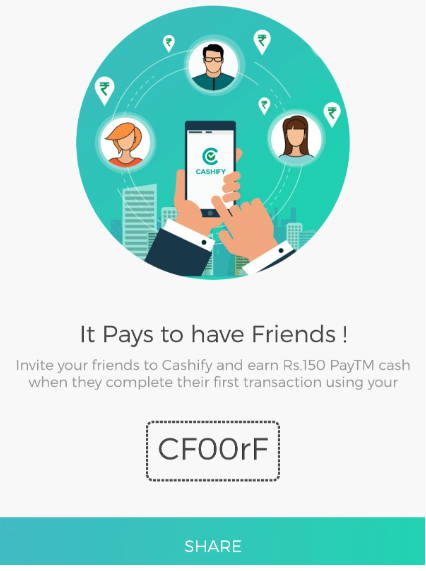 cashify refferal