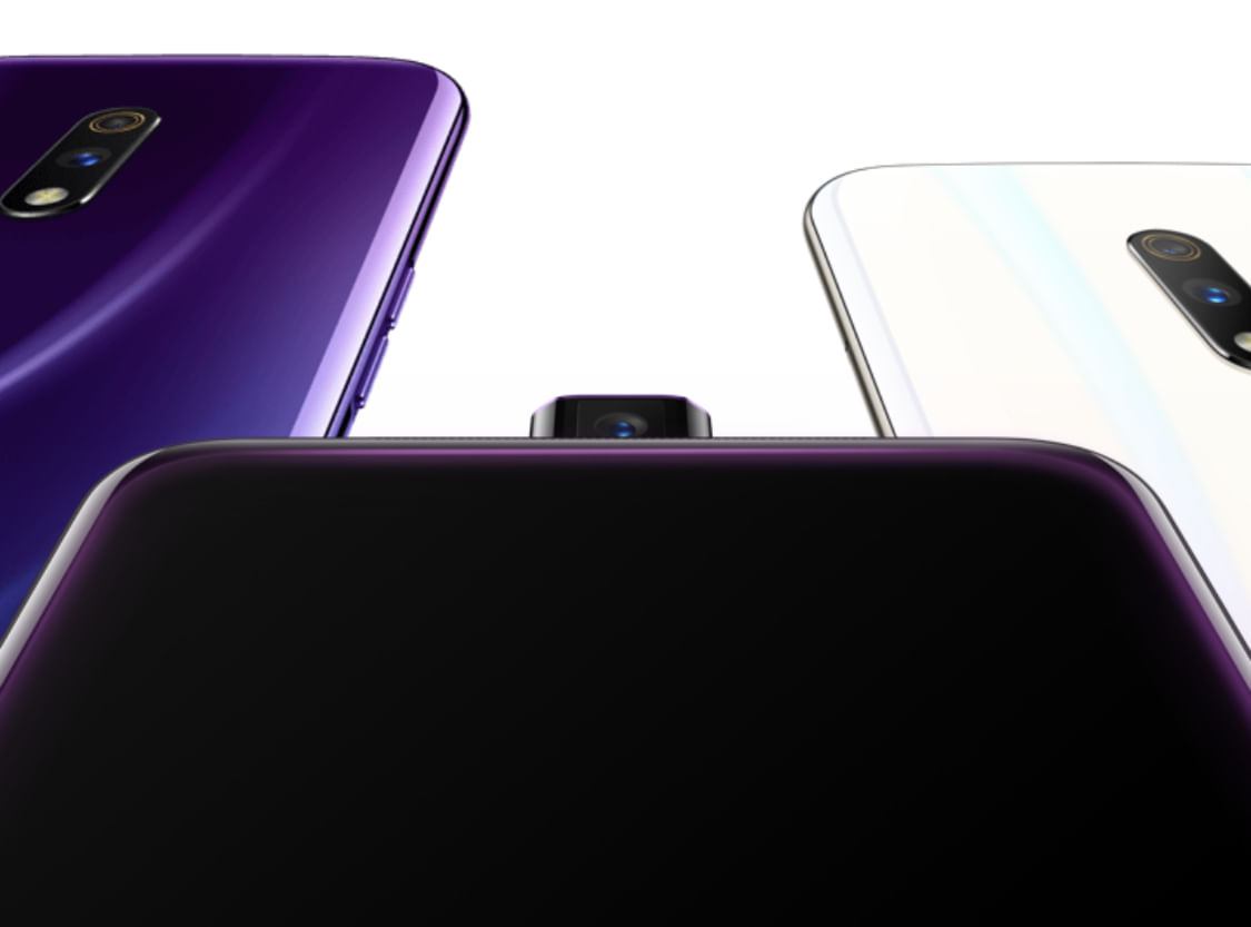Realme X Pop up selfie camera