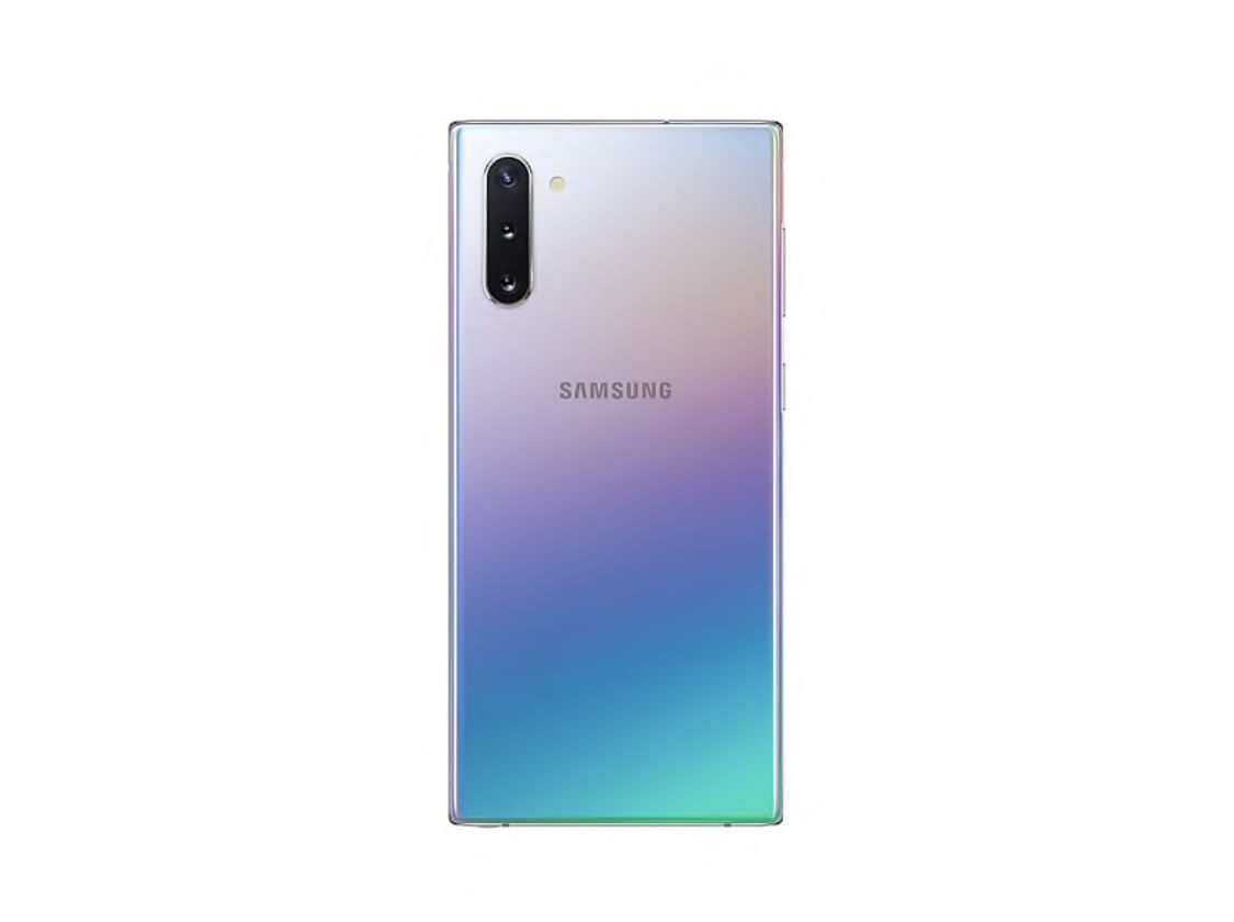Samsung Galaxy Note 10 back look