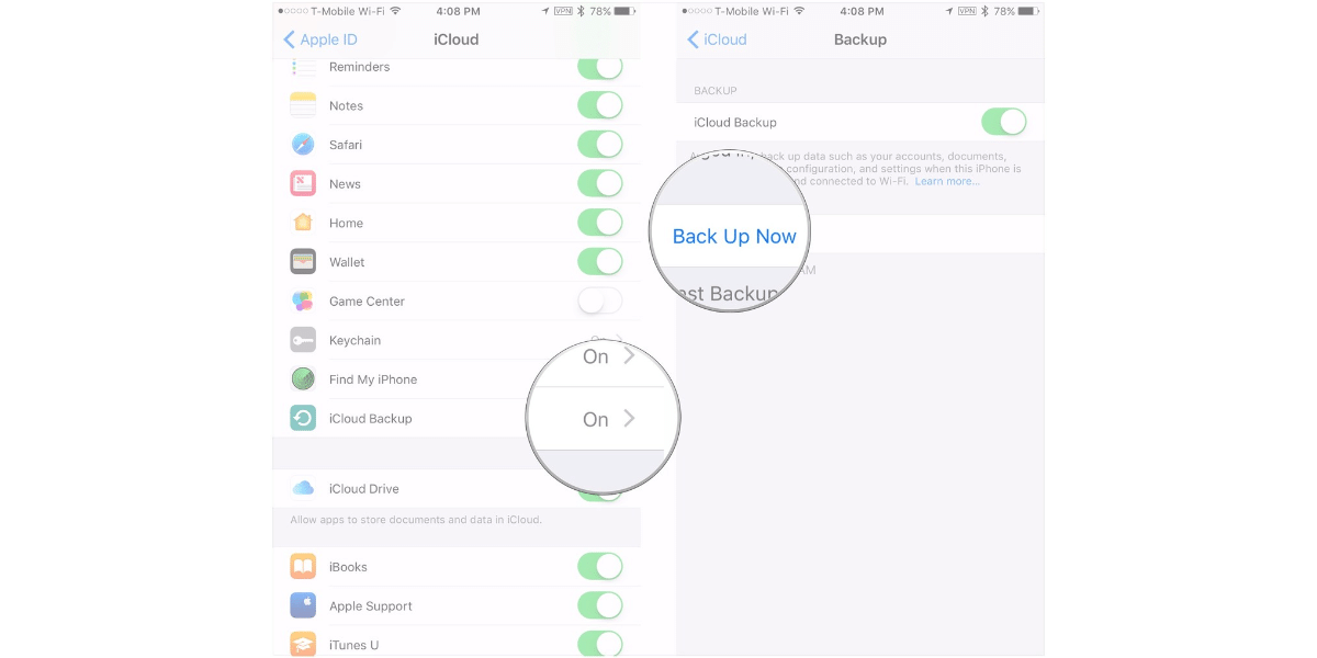 How To Manually Backup Your iPhone To iCloud