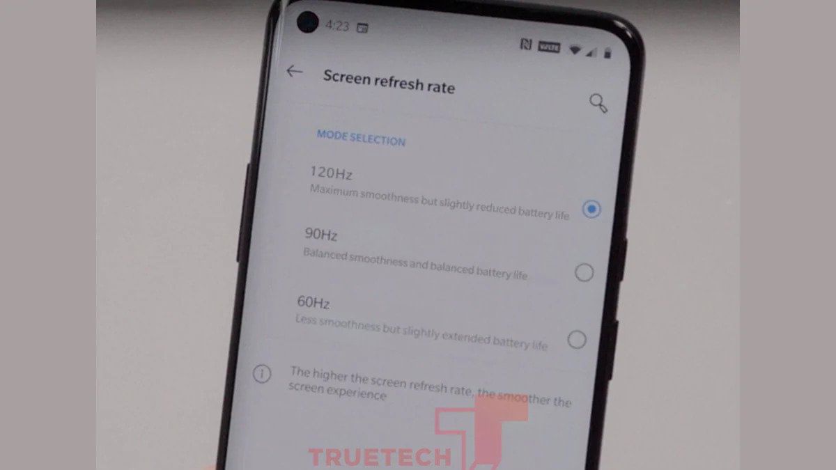 OnePlus 8 Pro Leaked Photo Shows 120Hz Refresh Rate