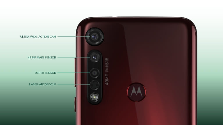 Moto G8 Plus camera setup