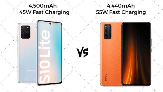 iqoo 3 vs s10 lite battery