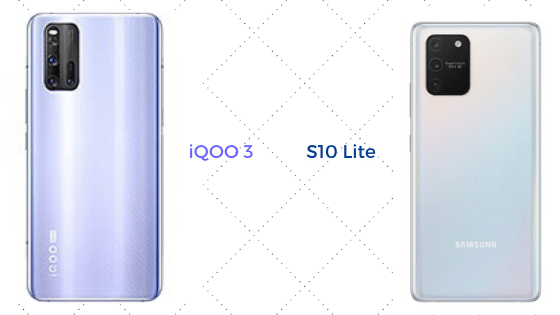 iqoo 3 vs s10 lite design