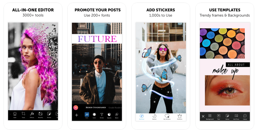 best image editing apps ios picsart