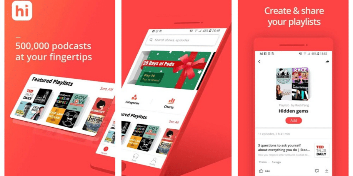 Best podcast apps for android and ios himalaya