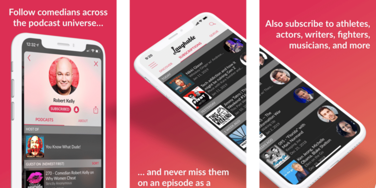 Best podcast apps for android and ios laughable