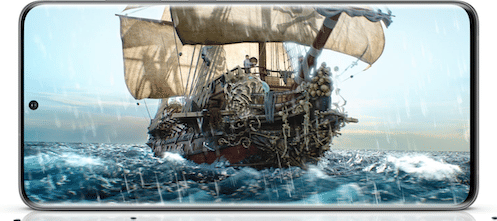 Samsung Galaxy S20 Plus Display look