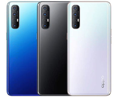Oppo Reno 3 Pro back look