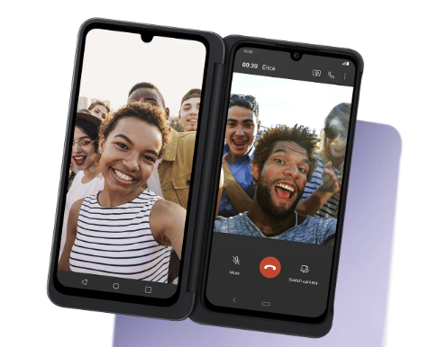 LG G8X ThinQ face time