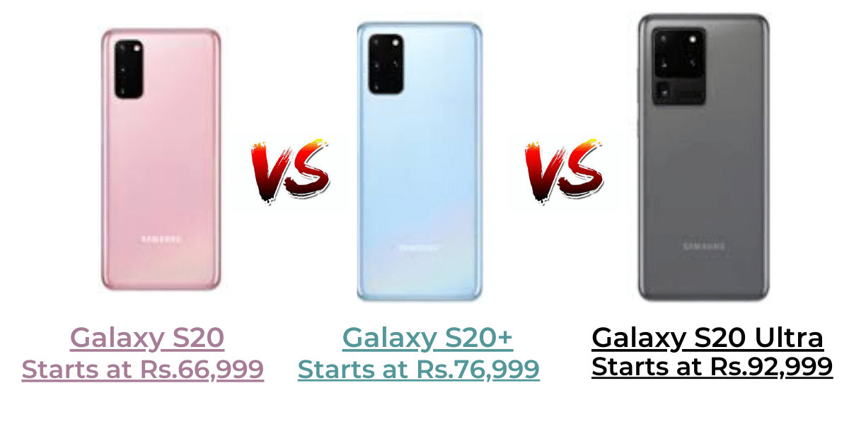 Samsung Galaxy S20 vs S20+ vs S20 ultra