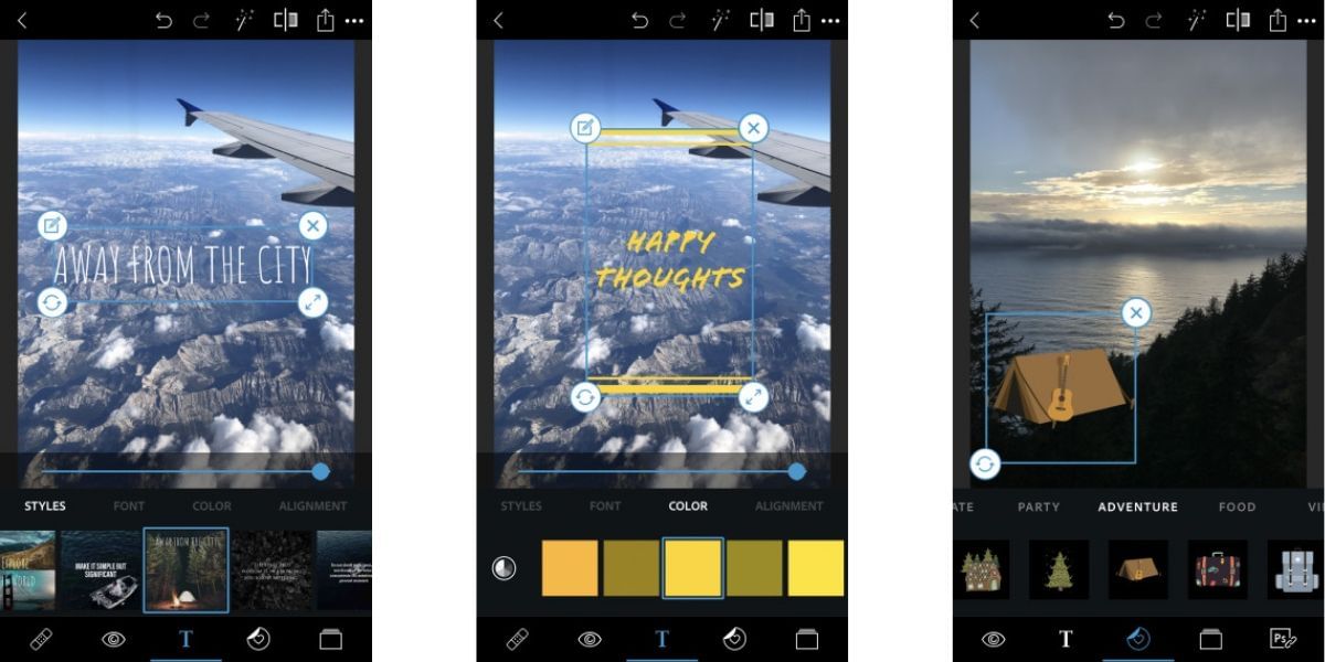 Add Text To Your Images photoshop express