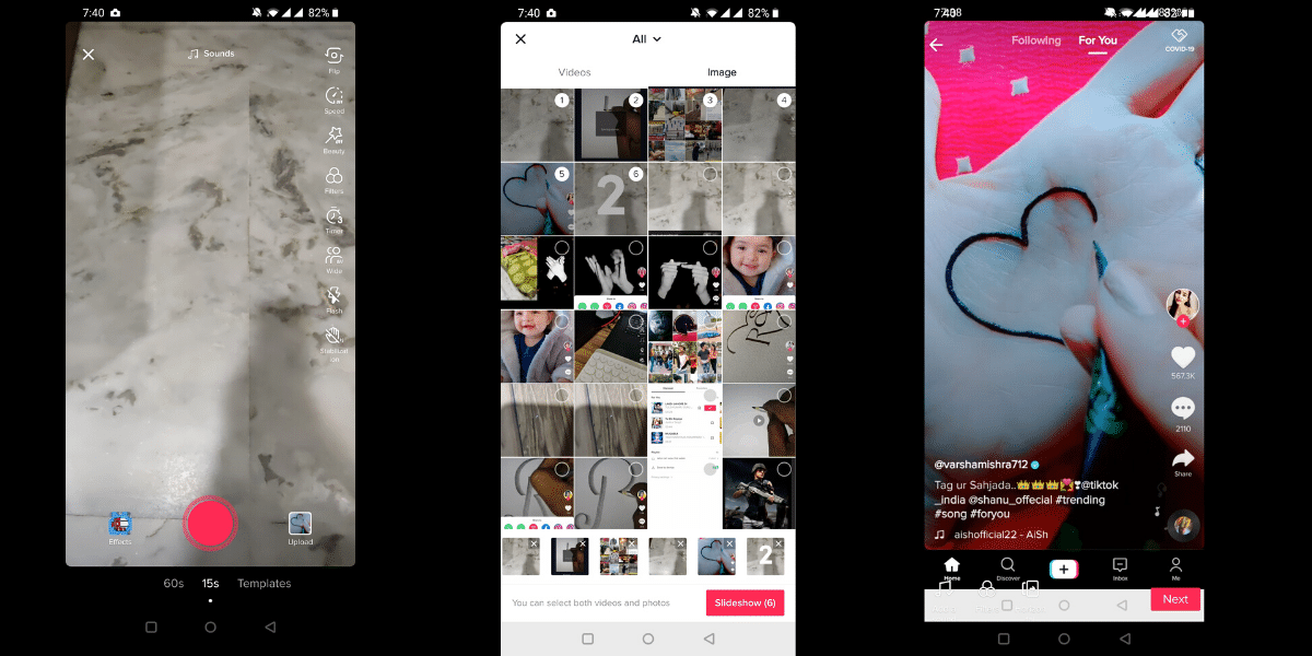 creating slideshows