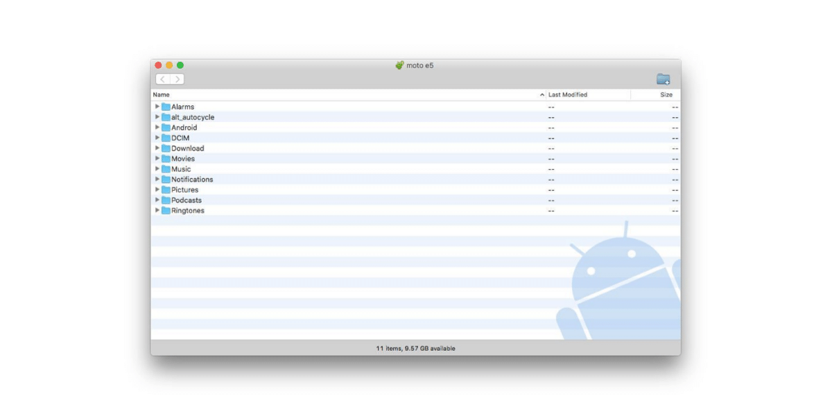 steps to connect android to mac