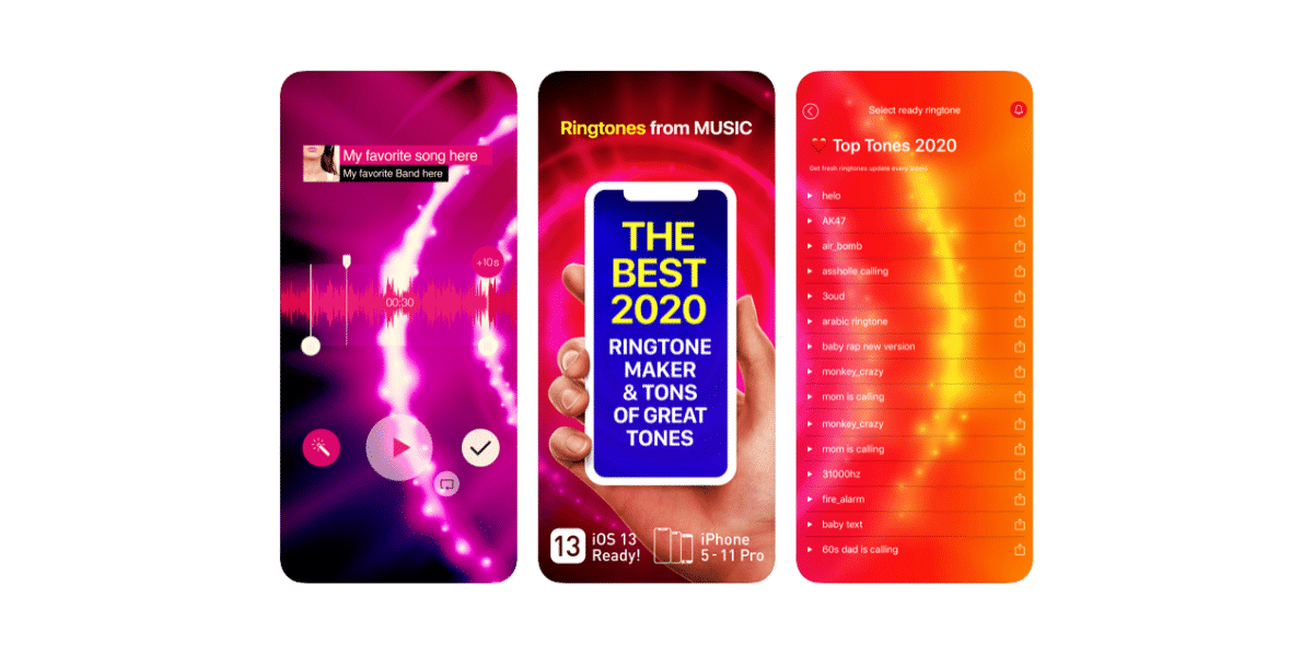 Best apps to choose ringtone iPhone music