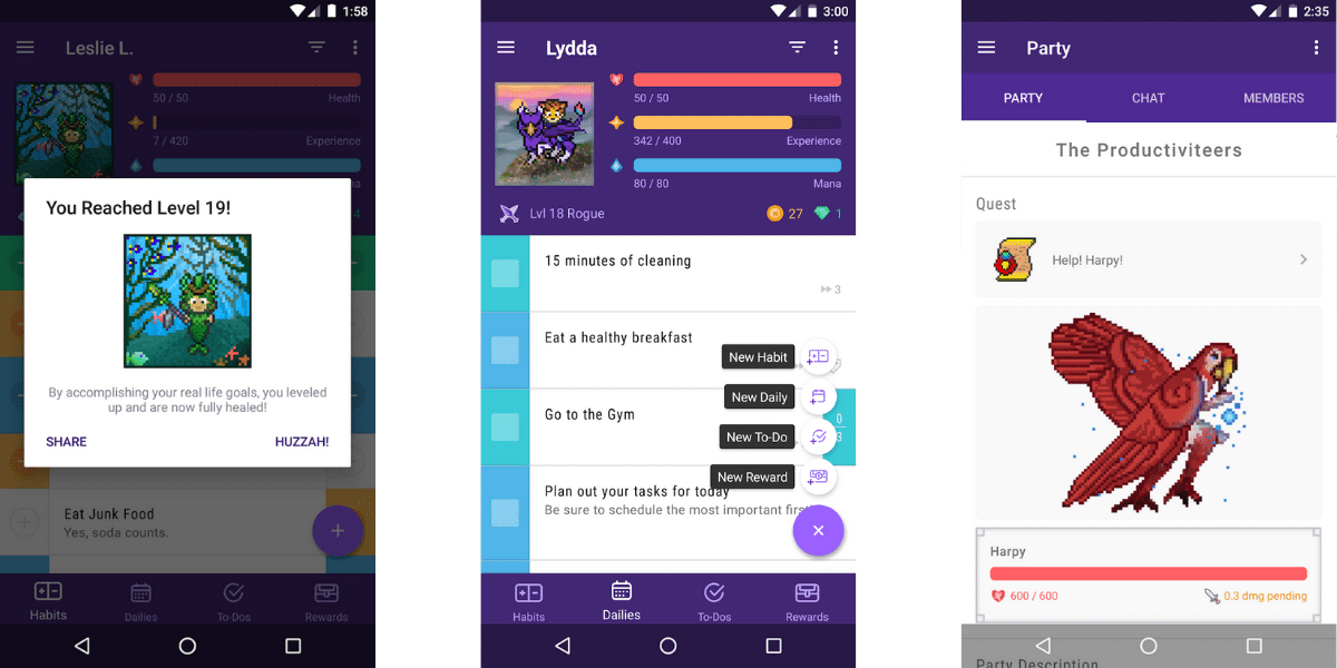 Best Productivity App Habitica