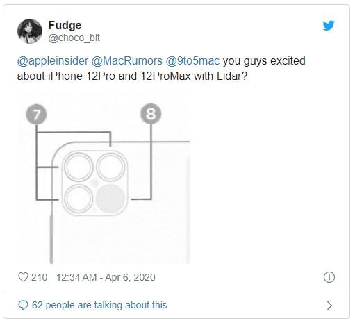 iphone 12 leak tweet