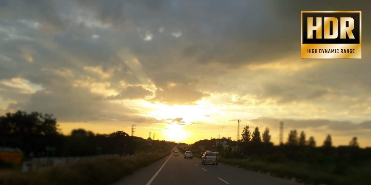 Image with HDR on