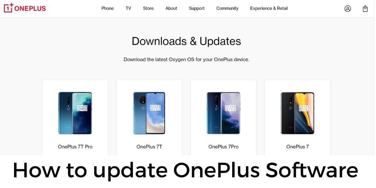 How to update OnePlus Smartphone to Latest Software