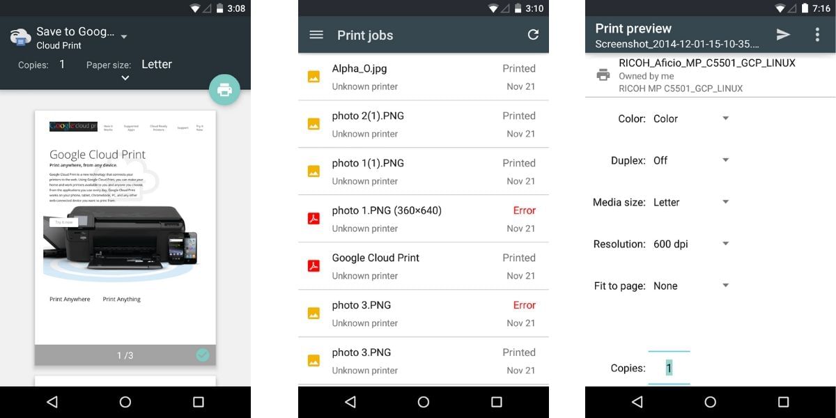 How to Print from Android smartphone or Tablet Google Cloud Print