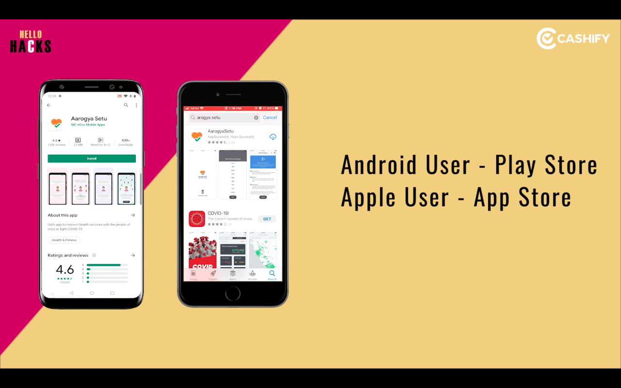 aarogya setu app android ios