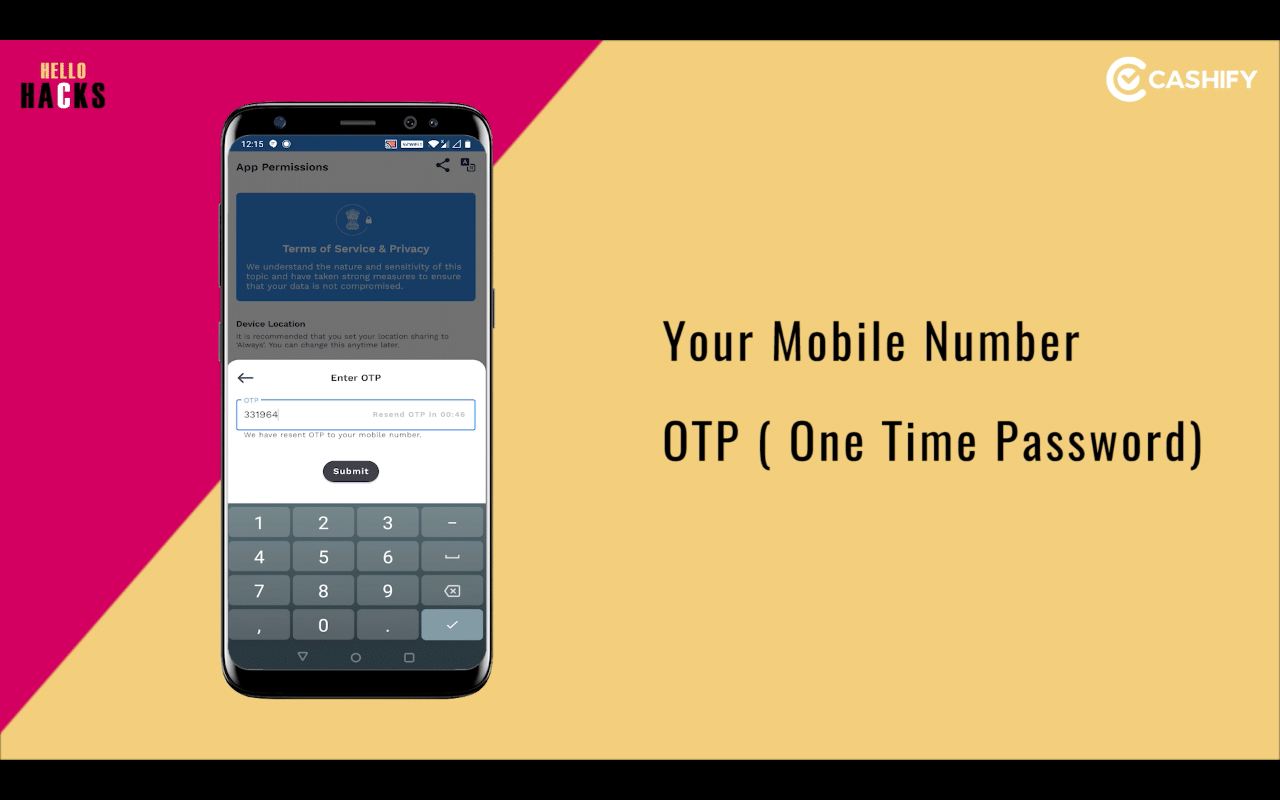 Aarogya Setu App OTP