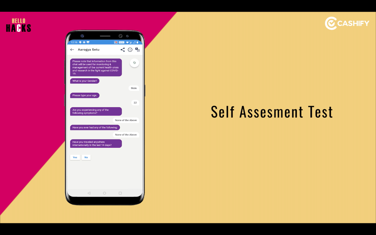 Aarogya Setu App Personal Information
