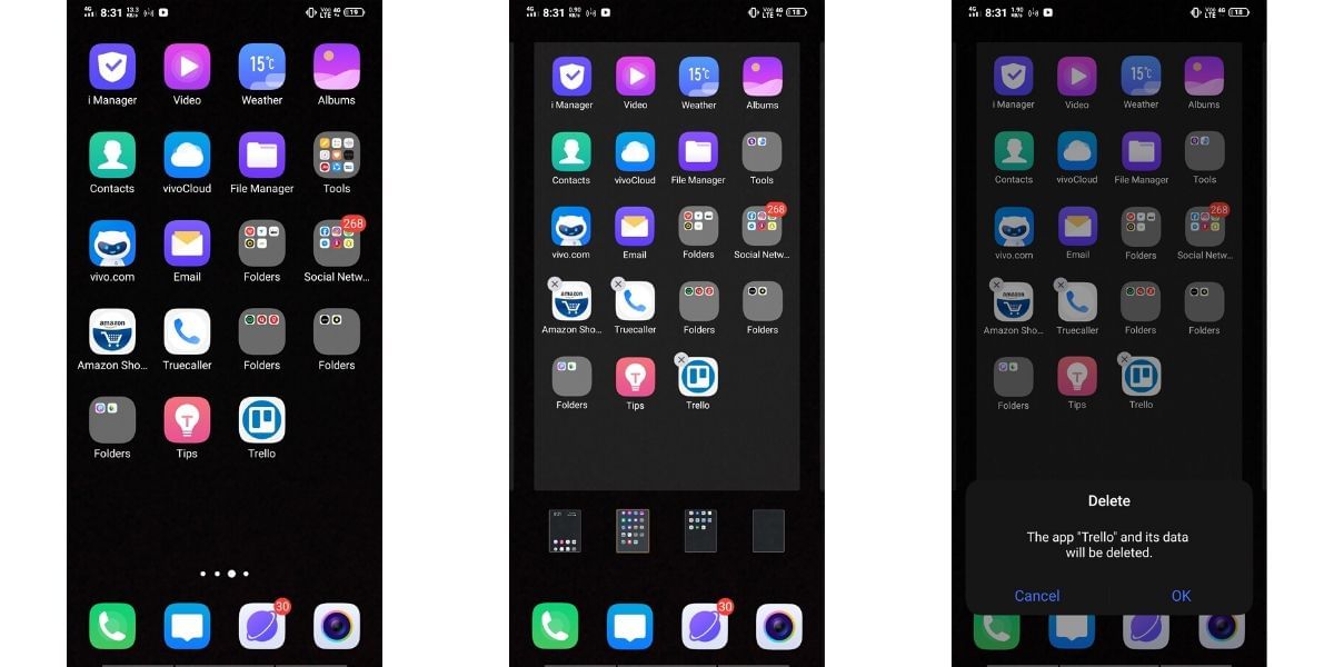 how to delete apps from app drawer