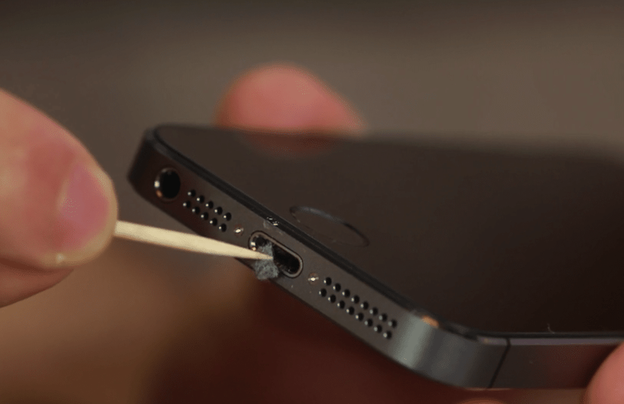Charging port dust