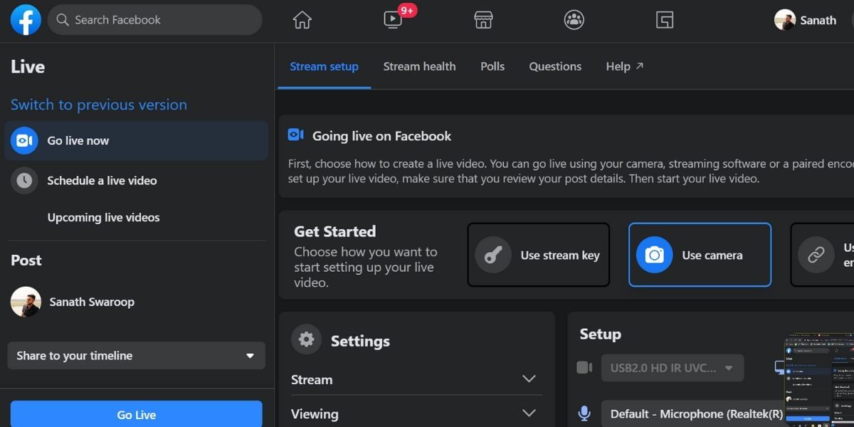 How to go live on Facebook using your Android Smartphone or PC