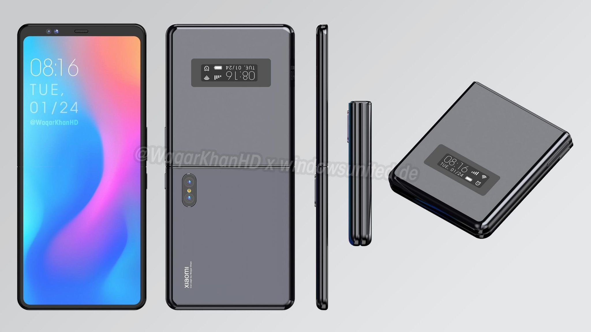 Leaks Reveal Xiaomi To Be In Works On A Clamshell Foldable Phone